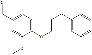  4-(chloromethyl)-2-methoxy-1-(3-phenylpropoxy)benzene