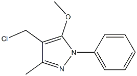 4-(chloromethyl)-5-methoxy-3-methyl-1-phenyl-1H-pyrazole