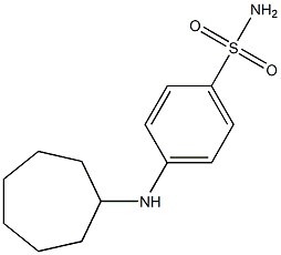 4-(cycloheptylamino)benzene-1-sulfonamide