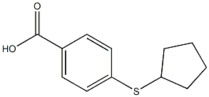  4-(cyclopentylthio)benzoic acid