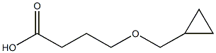 4-(cyclopropylmethoxy)butanoic acid Structure