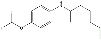  4-(difluoromethoxy)-N-(heptan-2-yl)aniline