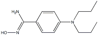 4-(dipropylamino)-N'-hydroxybenzene-1-carboximidamide,,结构式