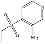 4-(ethanesulfonyl)pyridin-3-amine 结构式