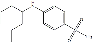 4-(heptan-4-ylamino)benzene-1-sulfonamide,,结构式