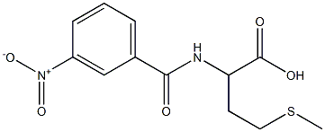 4-(methylsulfanyl)-2-[(3-nitrophenyl)formamido]butanoic acid 结构式