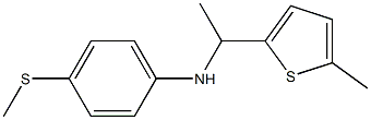 4-(methylsulfanyl)-N-[1-(5-methylthiophen-2-yl)ethyl]aniline|