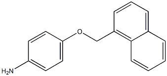 4-(naphthalen-1-ylmethoxy)aniline Struktur