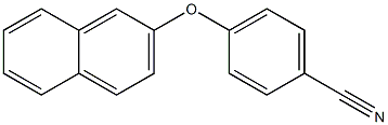 4-(naphthalen-2-yloxy)benzonitrile 结构式
