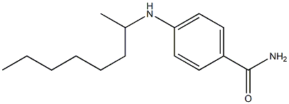 4-(octan-2-ylamino)benzamide Structure