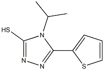 4-(propan-2-yl)-5-(thiophen-2-yl)-4H-1,2,4-triazole-3-thiol Structure