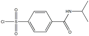 4-(propan-2-ylcarbamoyl)benzene-1-sulfonyl chloride Structure