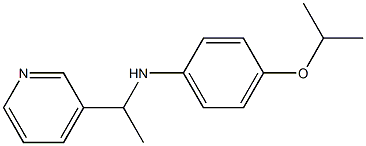  4-(propan-2-yloxy)-N-[1-(pyridin-3-yl)ethyl]aniline