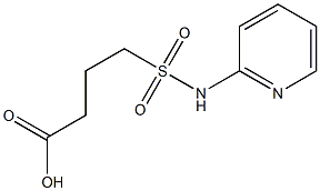 4-(pyridin-2-ylsulfamoyl)butanoic acid Structure