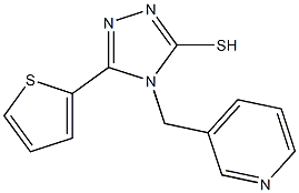 4-(pyridin-3-ylmethyl)-5-(thiophen-2-yl)-4H-1,2,4-triazole-3-thiol