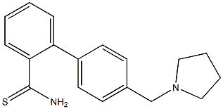 4'-(pyrrolidin-1-ylmethyl)-1,1'-biphenyl-2-carbothioamide|