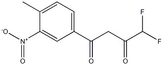 4,4-difluoro-1-(4-methyl-3-nitrophenyl)butane-1,3-dione