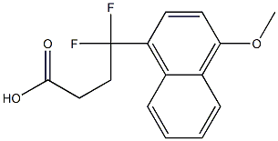 4,4-difluoro-4-(4-methoxynaphthalen-1-yl)butanoic acid