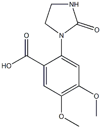 4,5-dimethoxy-2-(2-oxoimidazolidin-1-yl)benzoic acid