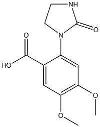 4,5-dimethoxy-2-(2-oxoimidazolidin-1-yl)benzoic acid|