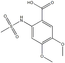  4,5-dimethoxy-2-[(methylsulfonyl)amino]benzoic acid