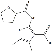 4,5-dimethyl-2-[(tetrahydrofuran-2-ylcarbonyl)amino]thiophene-3-carboxylic acid|