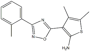 4,5-dimethyl-3-[3-(2-methylphenyl)-1,2,4-oxadiazol-5-yl]thiophen-2-amine|