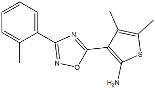  4,5-dimethyl-3-[3-(2-methylphenyl)-1,2,4-oxadiazol-5-yl]thiophen-2-amine