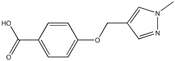 4-[(1-methyl-1H-pyrazol-4-yl)methoxy]benzoic acid|