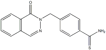  4-[(1-oxophthalazin-2(1H)-yl)methyl]benzenecarbothioamide