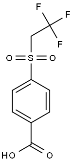 4-[(2,2,2-trifluoroethyl)sulfonyl]benzoic acid|