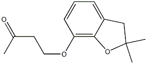 4-[(2,2-dimethyl-2,3-dihydro-1-benzofuran-7-yl)oxy]butan-2-one 结构式