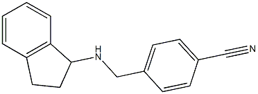 4-[(2,3-dihydro-1H-inden-1-ylamino)methyl]benzonitrile|