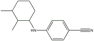 4-[(2,3-dimethylcyclohexyl)amino]benzonitrile Structure