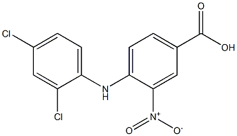 4-[(2,4-dichlorophenyl)amino]-3-nitrobenzoic acid Structure