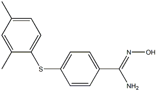 4-[(2,4-dimethylphenyl)sulfanyl]-N'-hydroxybenzene-1-carboximidamide