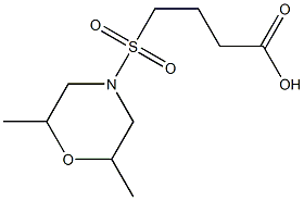  4-[(2,6-dimethylmorpholine-4-)sulfonyl]butanoic acid