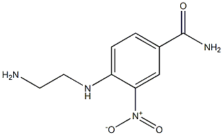 4-[(2-aminoethyl)amino]-3-nitrobenzamide,,结构式