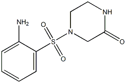 4-[(2-aminophenyl)sulfonyl]piperazin-2-one