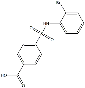 4-[(2-bromophenyl)sulfamoyl]benzoic acid