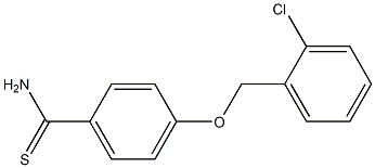 4-[(2-chlorophenyl)methoxy]benzene-1-carbothioamide|