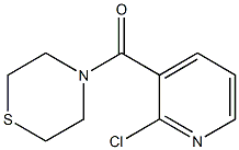 4-[(2-chloropyridin-3-yl)carbonyl]thiomorpholine Structure