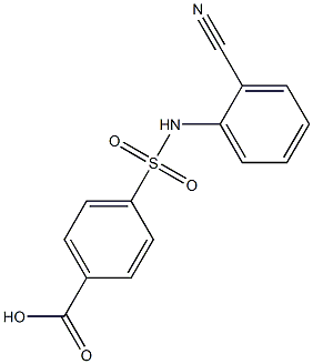  4-[(2-cyanophenyl)sulfamoyl]benzoic acid