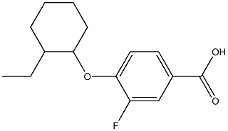 4-[(2-ethylcyclohexyl)oxy]-3-fluorobenzoic acid|