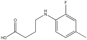 4-[(2-fluoro-4-methylphenyl)amino]butanoic acid