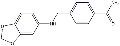4-[(2H-1,3-benzodioxol-5-ylamino)methyl]benzamide