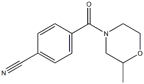 4-[(2-methylmorpholin-4-yl)carbonyl]benzonitrile|