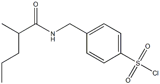 4-[(2-methylpentanamido)methyl]benzene-1-sulfonyl chloride