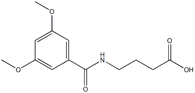 4-[(3,5-dimethoxybenzoyl)amino]butanoic acid