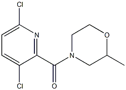 4-[(3,6-dichloropyridin-2-yl)carbonyl]-2-methylmorpholine Structure